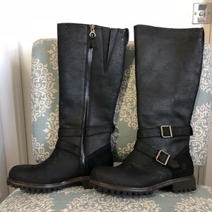 Timberland Wheelwright Boots, Black, Leather 8